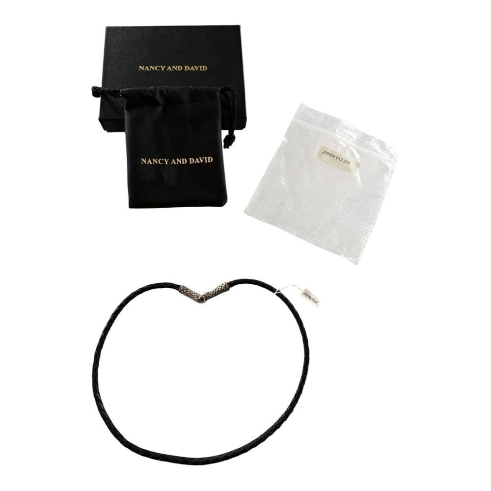 Vintage Nancy and David Black Necklace